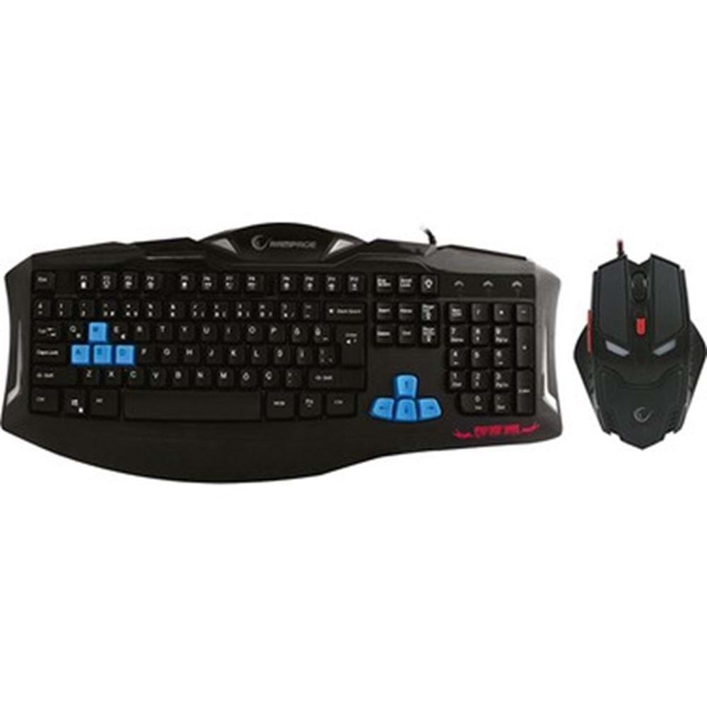 EVEREST RAMPAGE KMR5 GAMING MOUSE KLAVYE SET