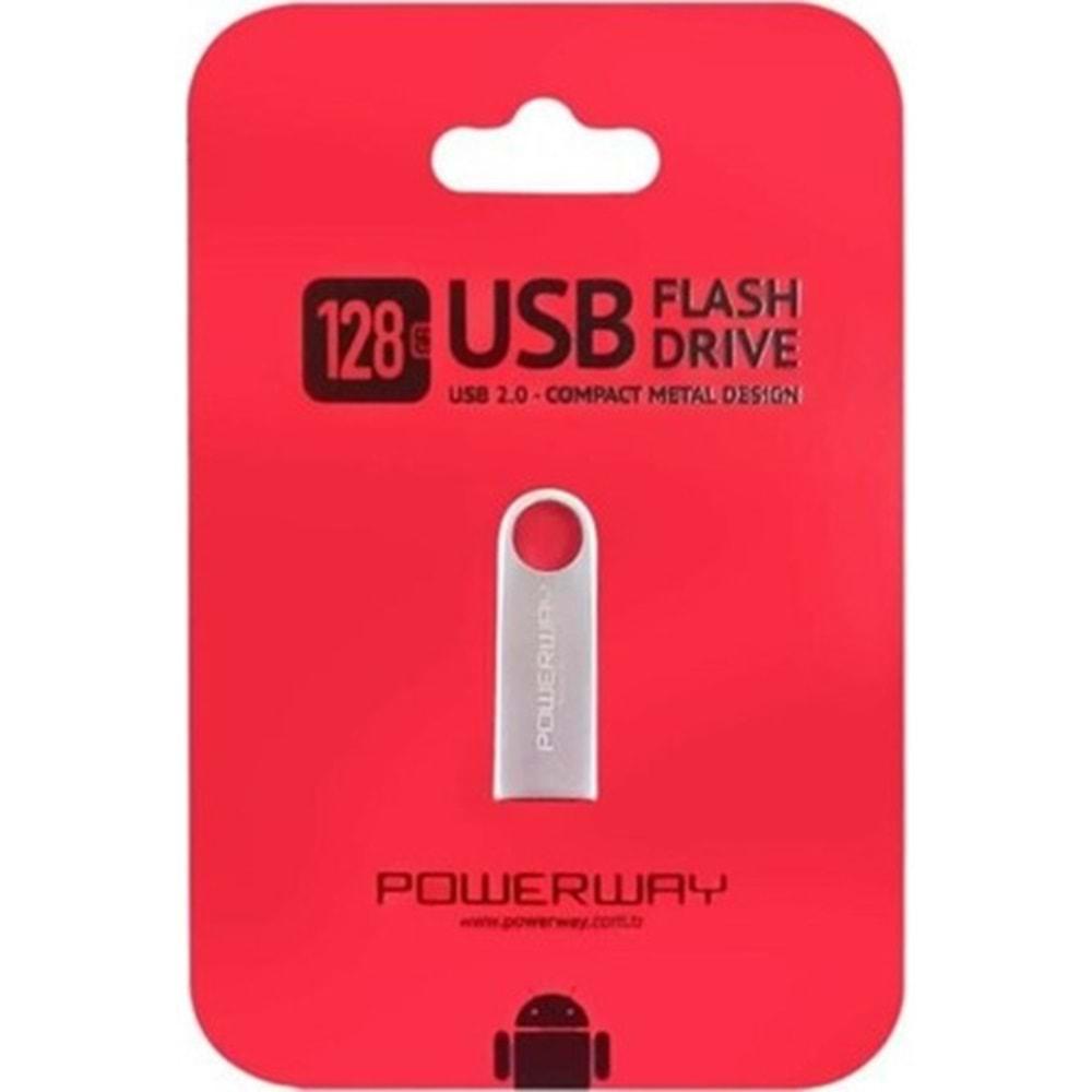 POWERWAY 128GB USB FLASH DRİVE 2.0