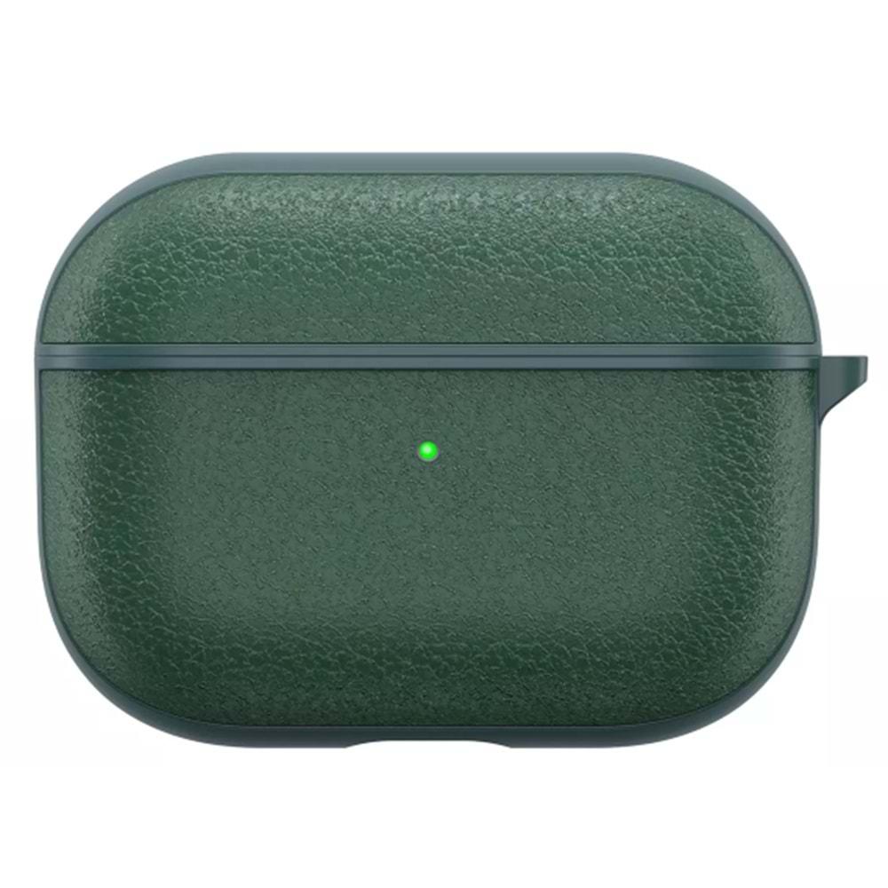WIWU CALFSKIN AIRPODS 3 CASE GREEN