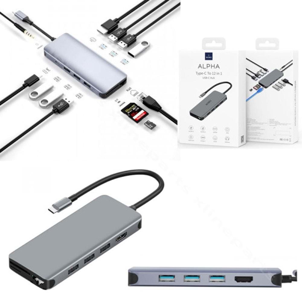 WIWU ALPHA 12in1 TYPE-C HUB