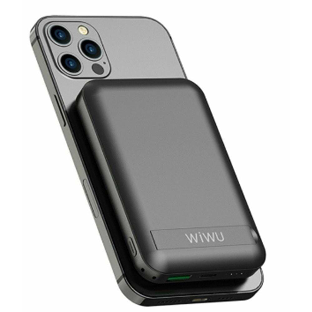 WIWU SC10000mAh MAGNETIC WIRELESS POWERBANK BLACK