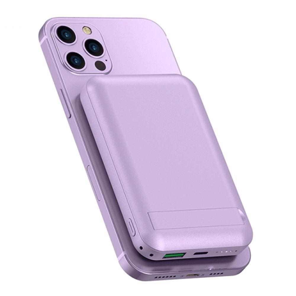 WIWU SC10000mAh MAGNETIC WIRELESS POWERBANK PURPLE