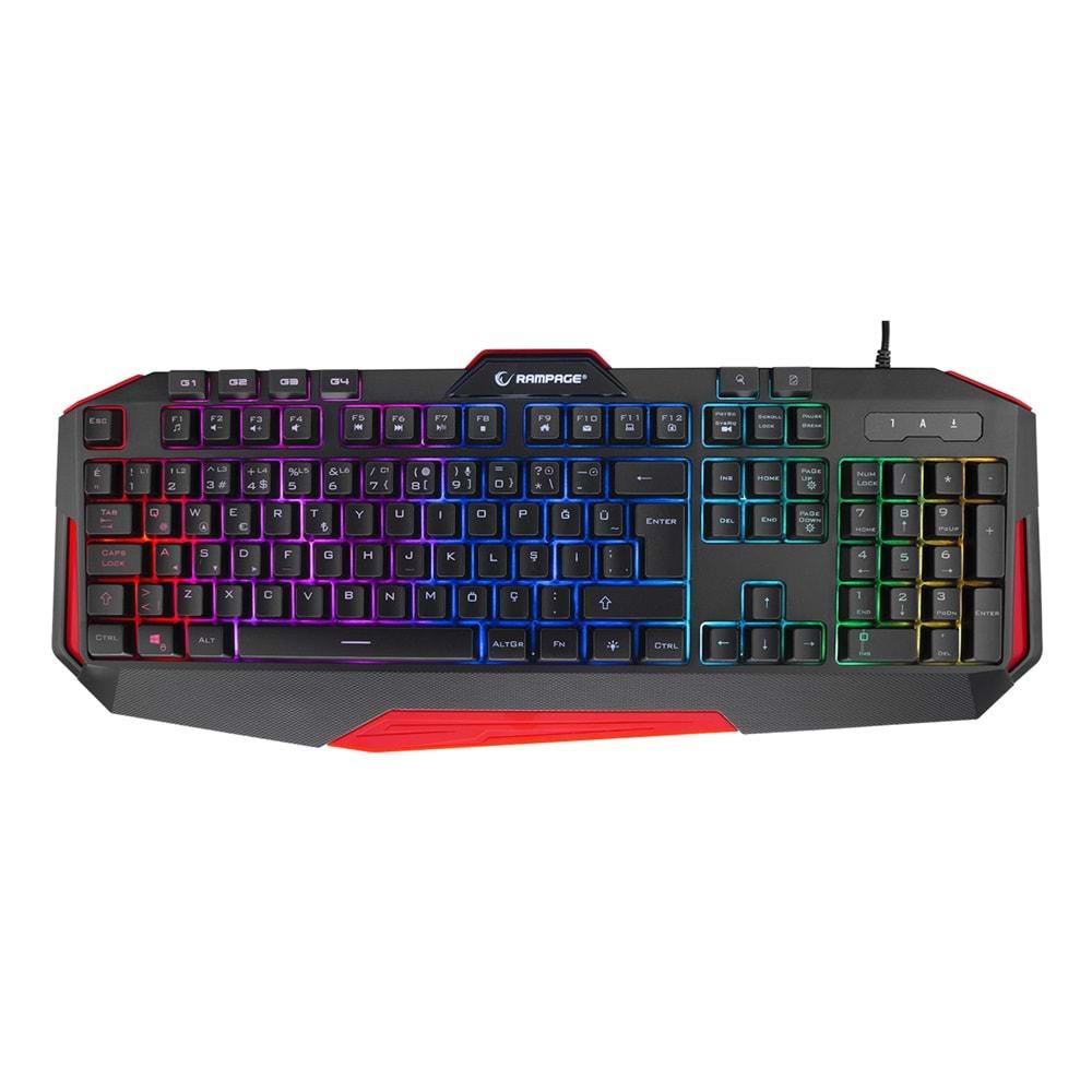 RAMPAGE ALPOR PRO RGB Q GAMING KLAVYE