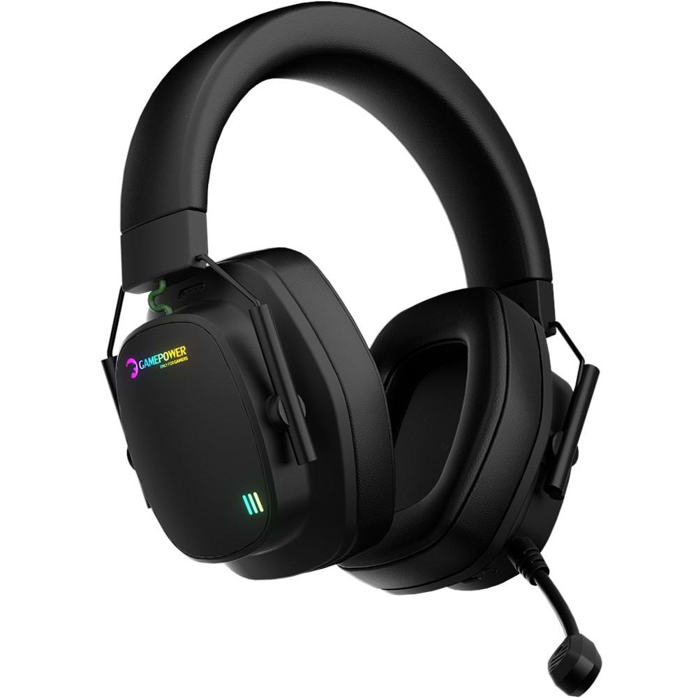 GAMEPOWER KAI TITANIUM ULTRA KABLOSUZ 7.1 SURROUND RGB GAMING HEADSET GAMEPOWER KAI TITANIUM ULTRA KABLOSUZ 7.1 SURROUND RGB GAMING HEADSET