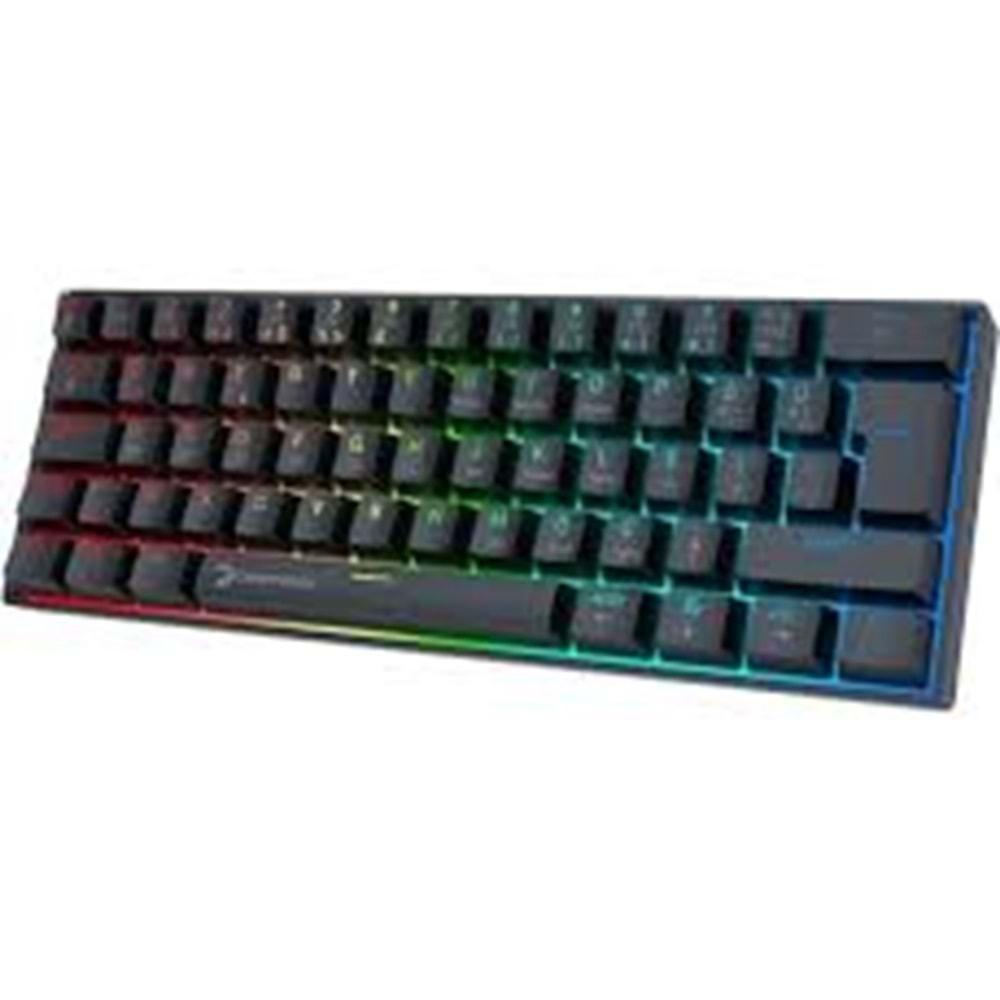 GAMEPOWER LYRA RGB 60M KLAVYE MEKANIK RED SWITCH SİYAH