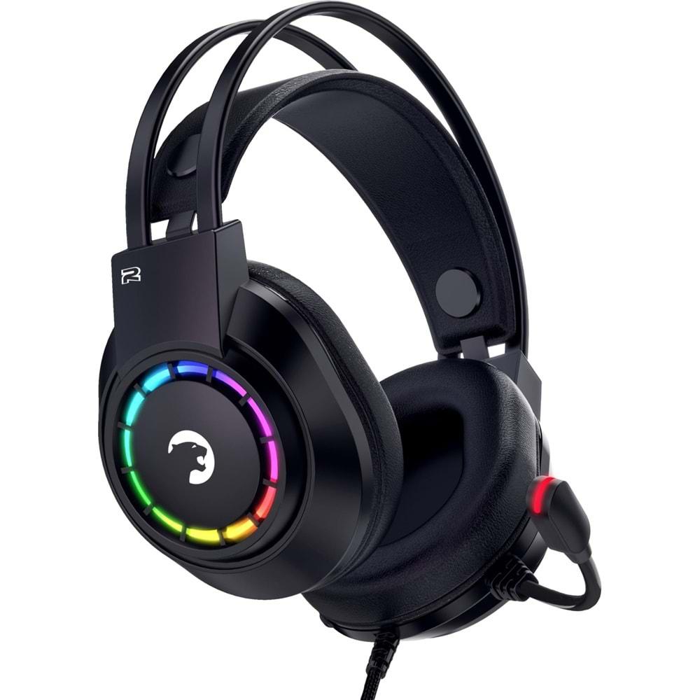 GAMEPOWER VOLDON SIYAH 7.1 RAINBOW GAMING KULAKLIK