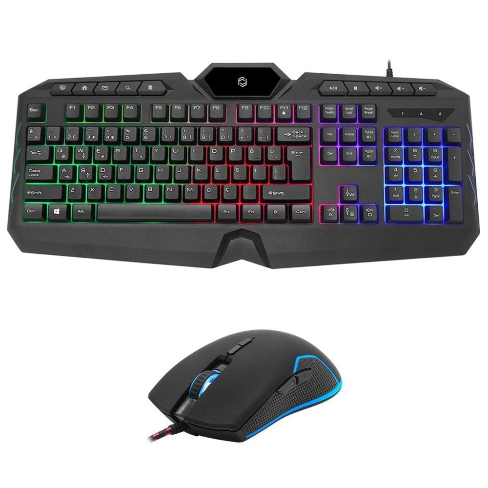 FRISBY FK-4865QU USB RGB Q KLAVYE MOUSE SET