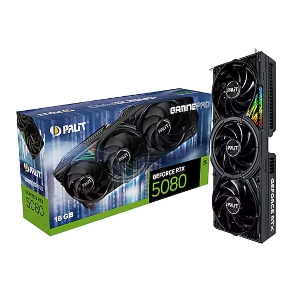 PALIT RTX5080 GAMING PRO 16GB 256 Bit GDDR7 EKRAN KARTI PALIT RTX5080 GAMING PRO 16GB 256 Bit GDDR7 EKRAN KARTI