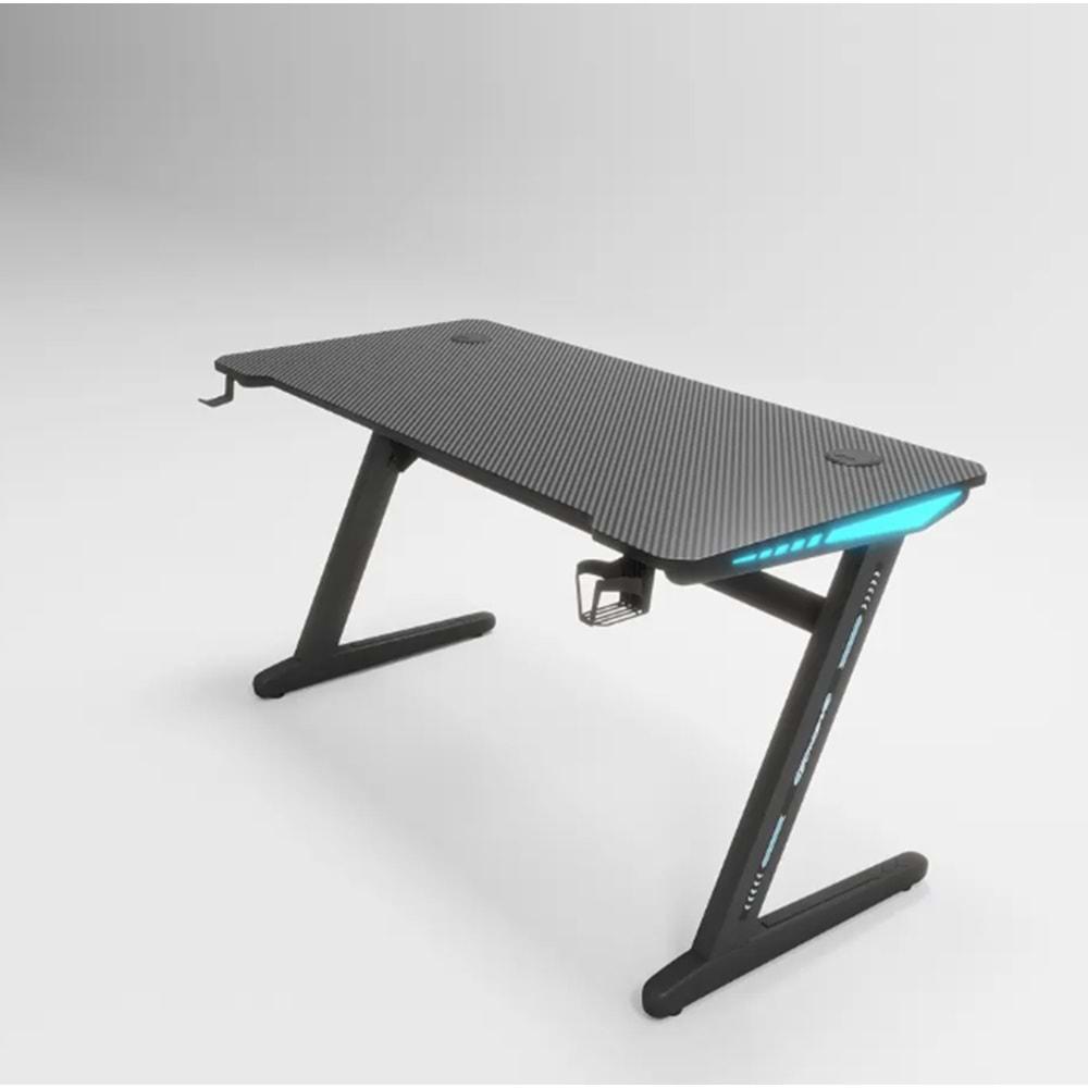 Adax Base Z 120cm Ergonomik RGB Gaming Masa