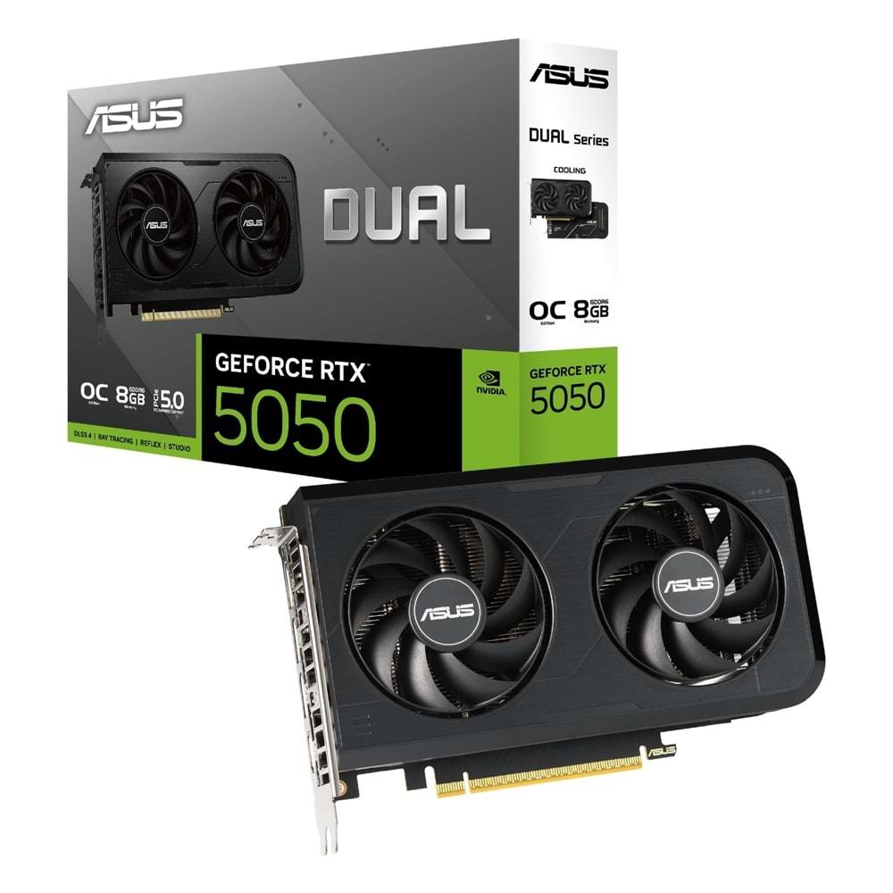 ASUS DUAL RTX 5050 8GB 128 BIT GAMING EKRAN KARTI