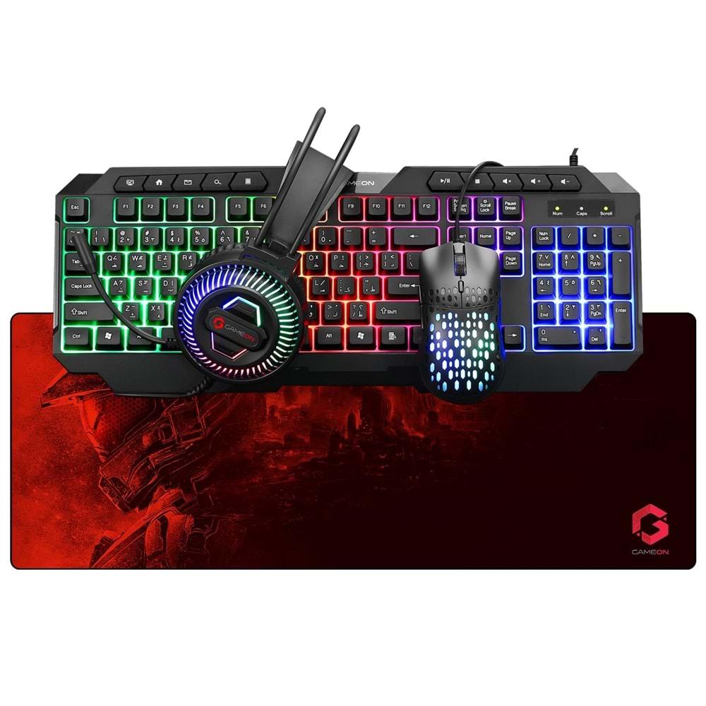 GAMEON CYPHER XL AYDINLATMALI USB GAMING COMBO SET