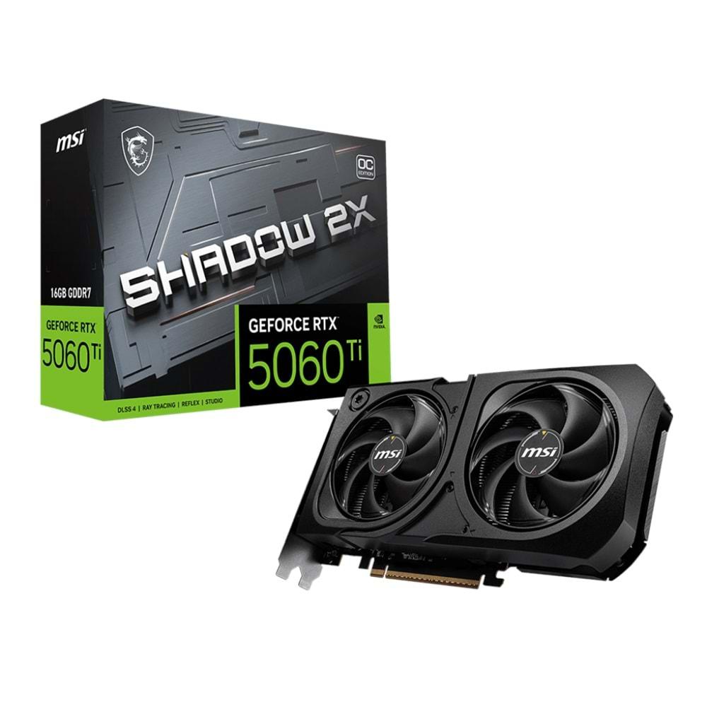 MSI VGA GEFORCE RTX 5060 TI 8GB SHADOW 2X OC PLUS