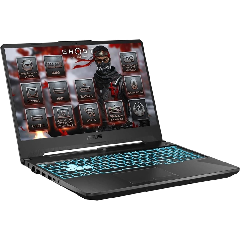 ASUS TUF A15 FA506NCG-HN286 Ryzen7-7445HS 16 GB RAM 512GB SSD 15.6