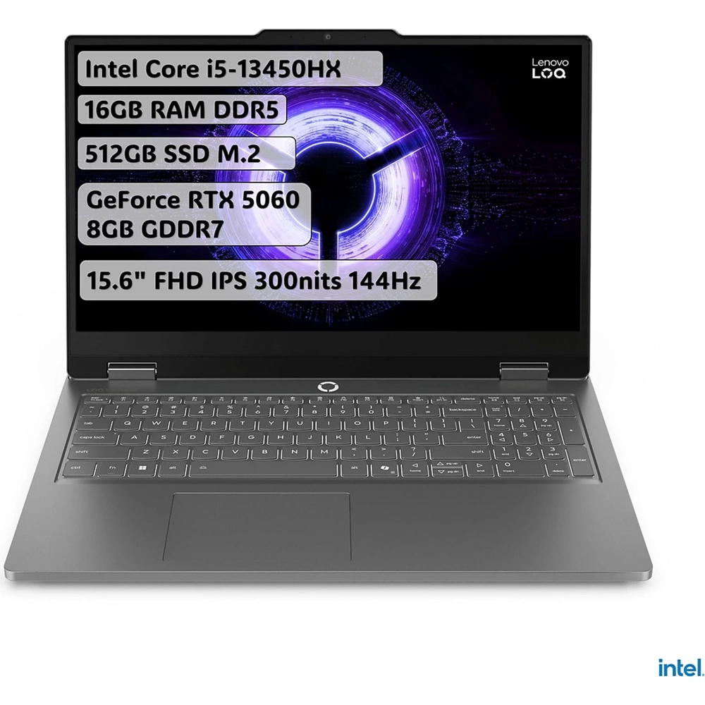 LENOVO LOQ 83SC000TTR i5-13450HX 16GB 512GB RTX5060 15.6