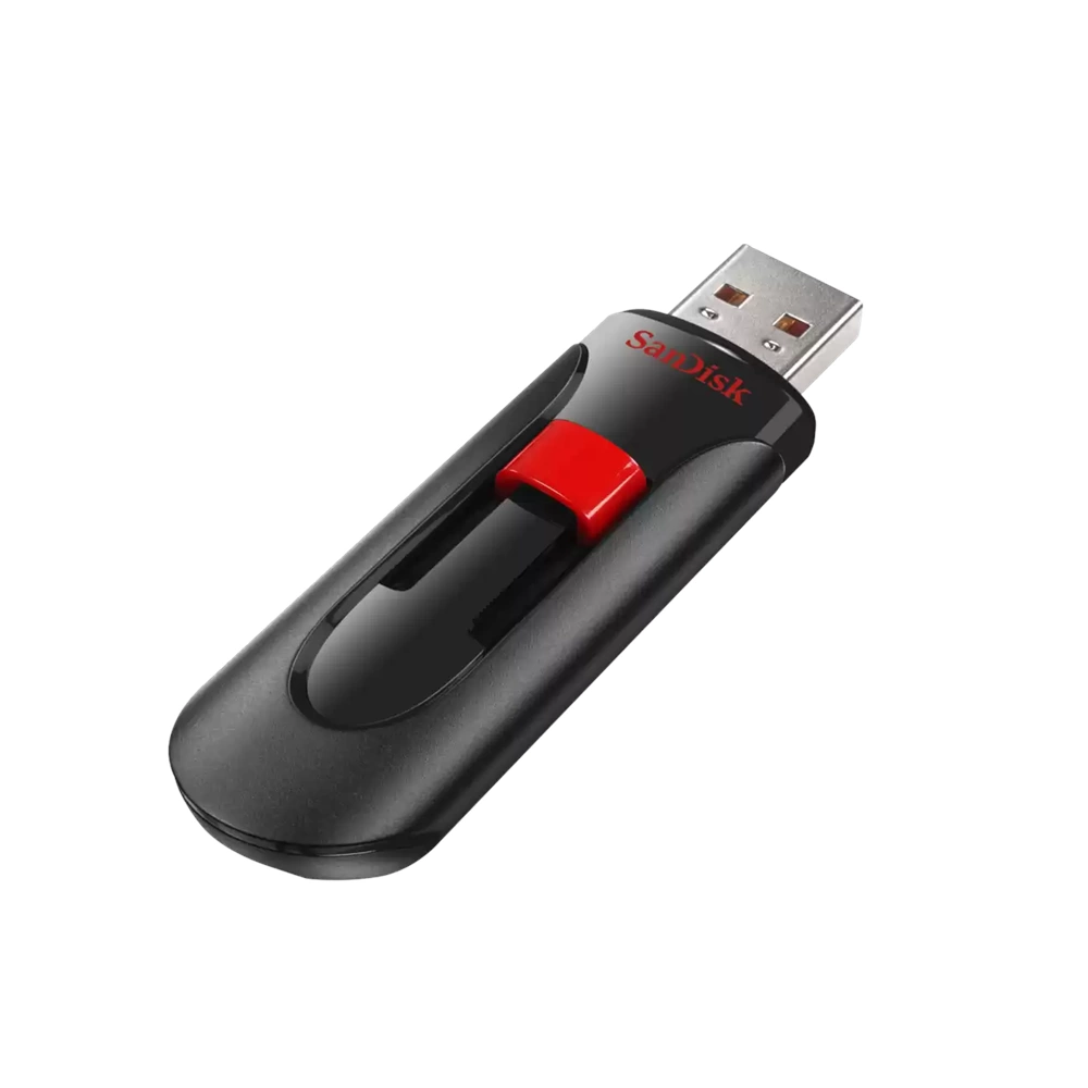 SANDISK 64 GB CRUZER GLIDE BLADE BLACK USB BELLEK 2.0