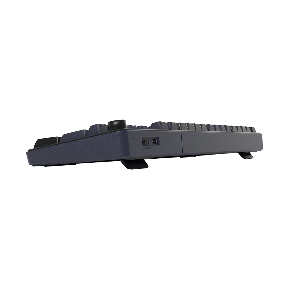 Hawk HK258 Membrane LCD RGB Kablosuz/Bluetooth Gri Mor Gaming Oyuncu Klavye