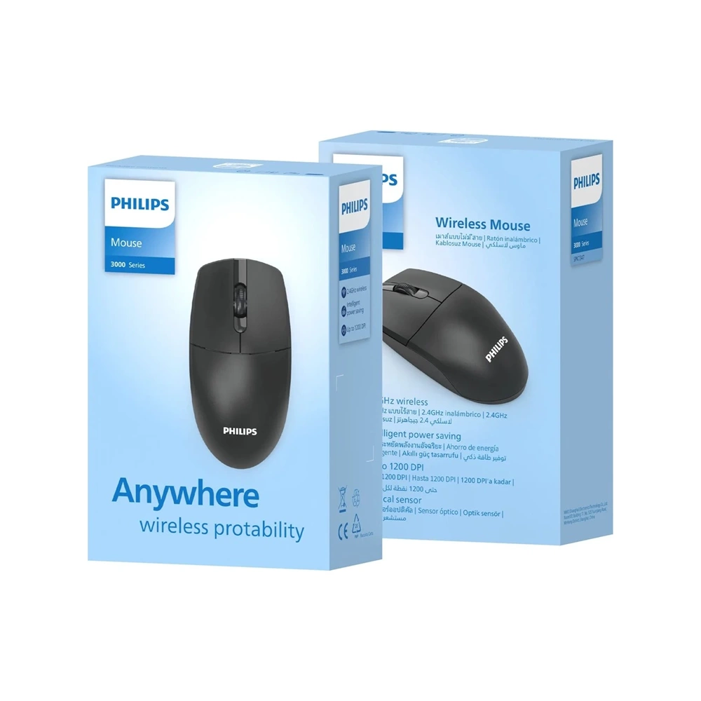 PHILIPS KABLOSUZ MOUSE SPK7347 SİYAH
