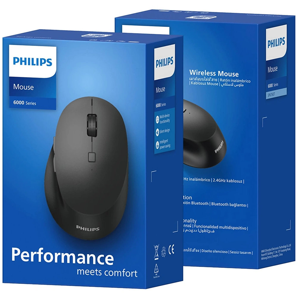 PHILIPS KABLOSUZ BLUETOOTH MOUSE SPK7607B SİYAH