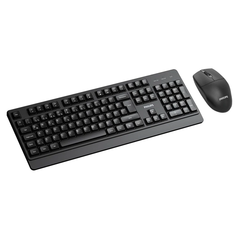 PHILIPS KABLOSUZ KLAVYE&MOUSE SET SPT6347B SİYAH