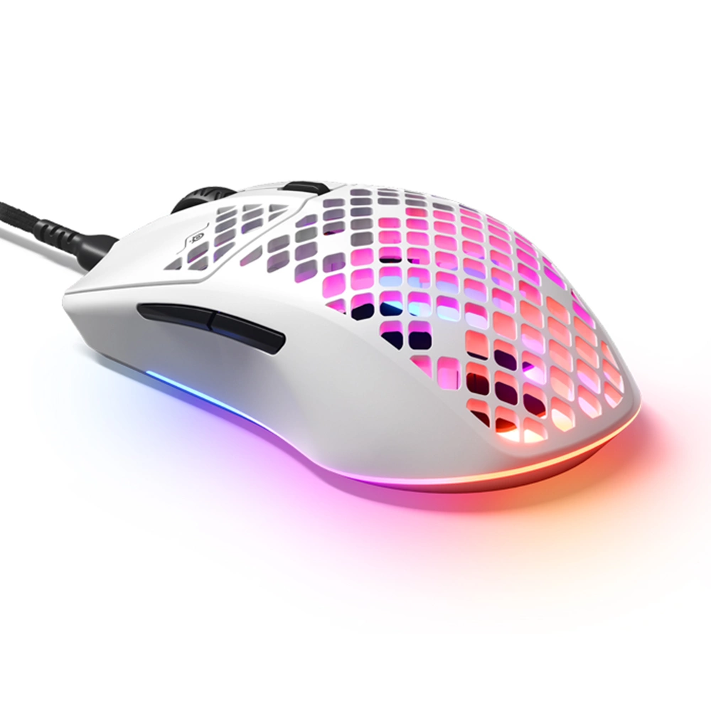 SteelSeries Aerox 3 2022 Edition Snow SSM62603 8500 CPI 6 Tuş RGB Optik Kablolu Gaming Mouse