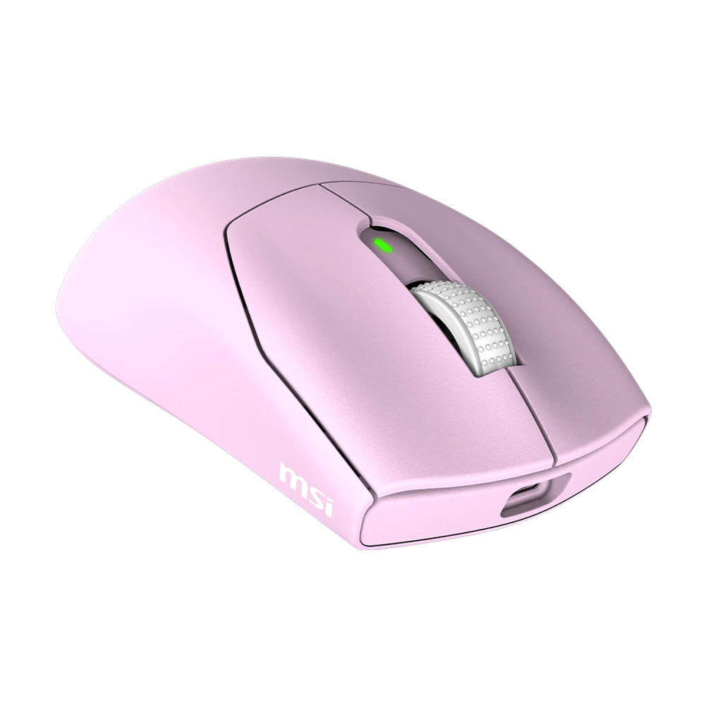 MSI Forge GM340 Kablosuz Violet PixArt 3311 Sensör RGB Kablosuz Gaming Mouse