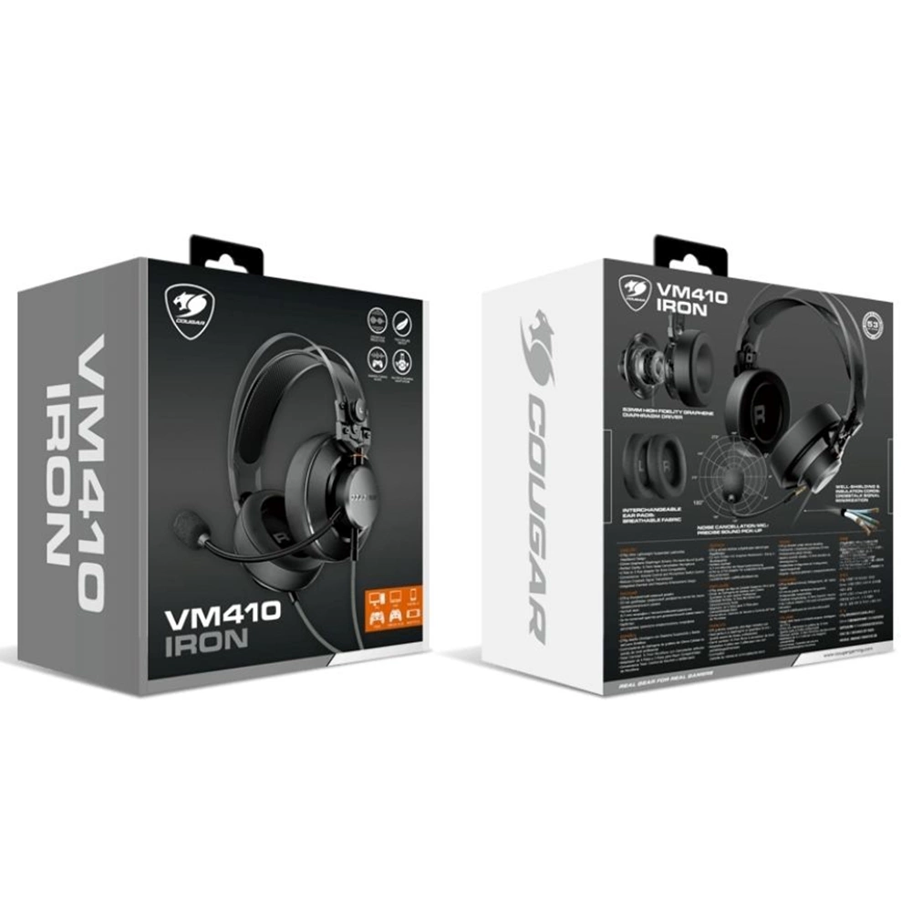 Cougar VM410 Tournament CGR-P53O-550 Mikrofonlu Kablolu Gaming Kulaklık