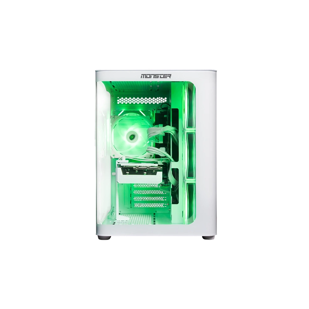 OUTLET MONSTER GAMING PC INTEL i5-14400F 16 GB DDR5 RAM 1 TB NVME SSD 16 GB RX9060XT