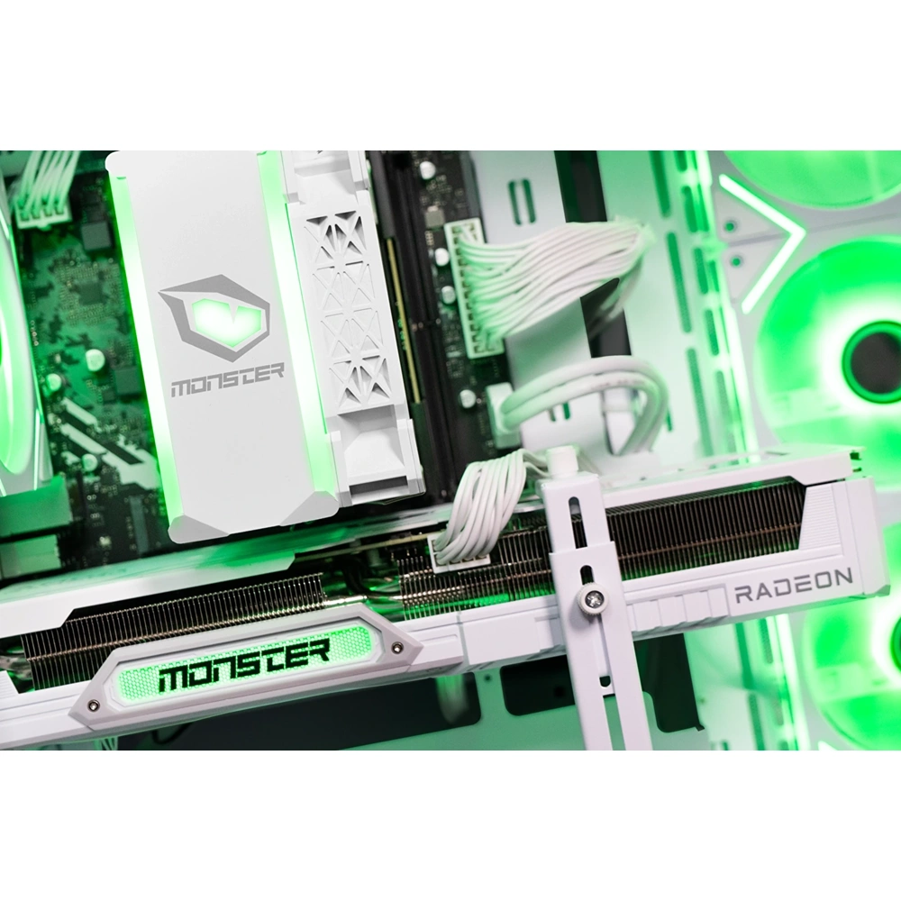 OUTLET MONSTER GAMING PC INTEL i5-14400F 16 GB DDR5 RAM 1 TB NVME SSD 16 GB RX9060XT