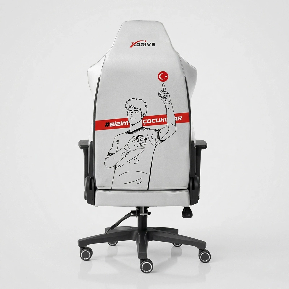 XDRIVE GAMING CHAIR ANKA KIRMIZI BEYAZ TFF 1923
