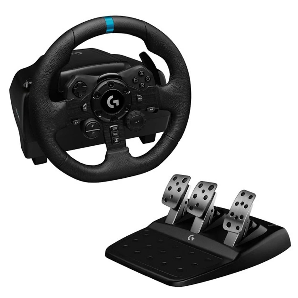 Logitech G923 PS5, PS4 ve PC ile Uyumlu Siyah Yarış Direksiyonu ve Pedalı