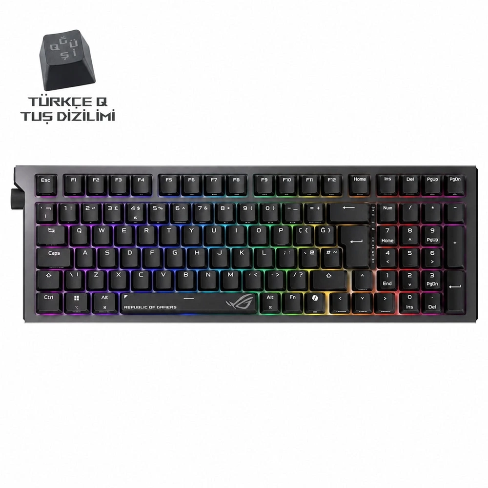 ASUS ROG Strix Morph 96 Wireless Gaming Klavye| Aura RGB