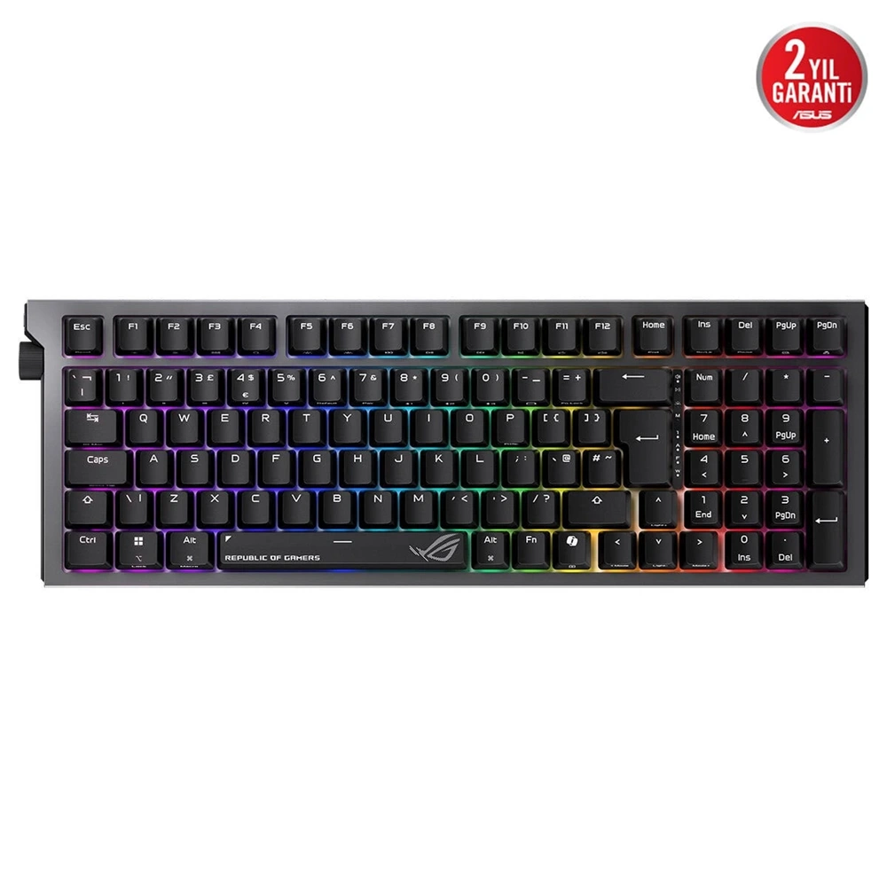 ASUS ROG Strix Morph 96 Wireless Gaming Klavye| Aura RGB