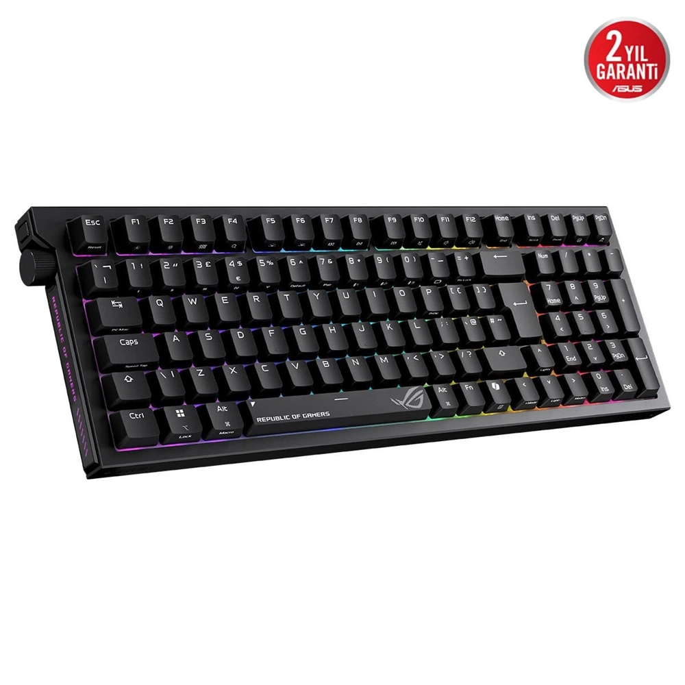 ASUS ROG Strix Morph 96 Wireless Gaming Klavye| Aura RGB
