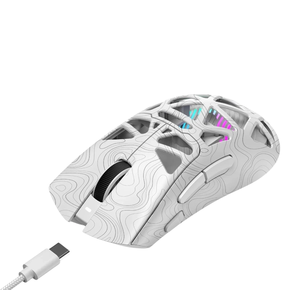 HAVİT GAMENOTE MS1043 WB KABLOSUZ 24K DPI 2.4GHz BT 5.3 KABLOSUZ GAMİNG MOUSE BEYAZ