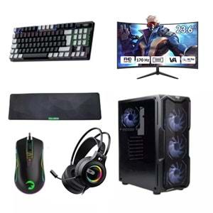 LANSMAN GAMING PC BUNDLE I5-13400F 16 GB DDR4 RAM 512 GB NVME SSD RTX 5060 650W 80+