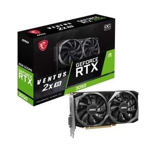 MSI VGA GEFORCE RTX 3050 VENTUS 2X XS 8G OC GDDR6 128B DX12 SİYAH
