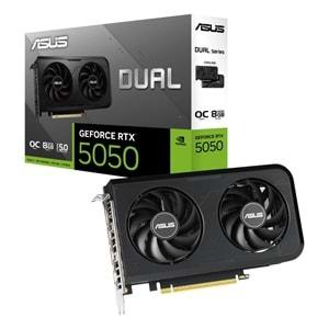 ASUS DUAL RTX 5050 8GB 128 BIT GAMING EKRAN KARTI