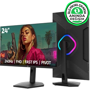 GamePower Lunis L25 24¨ 240Hz 0.5Ms Fast IPS FHD RGB Pivot Gaming Monitör