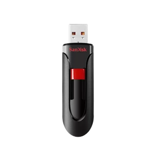 SANDISK 64 GB CRUZER GLIDE BLADE BLACK USB BELLEK 2.0