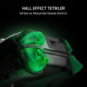 GamePower Vitrus Hall Effect Joystickli Kablosuz Gamepad (2.4G/Bluetooth) (PC Uyumlu)