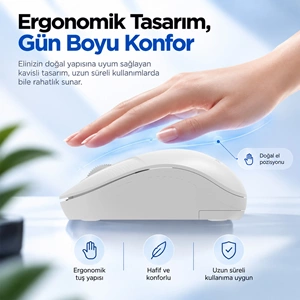 PHİLİPS KABLOSUZ MOUSE SPK7358W BEYAZ