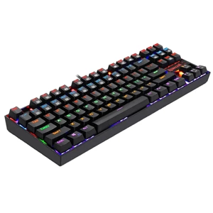 Redragon K552-KR Kumara Red Switch Rainbow TKL TR Q Mekanik Siyah Kablolu Gaming Klavye