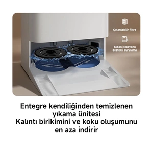 Xiaomi Robot Vacuum H50 Beyaz Akıllı Robot Süpürge