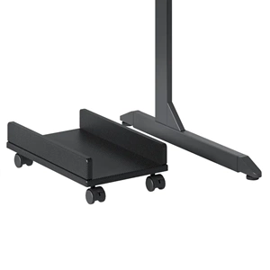 Adax FOCUS Ergonomic with Pegboard & Charging Hub - Black Gaming Desk + PC Holder