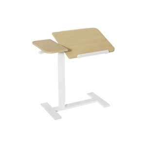 Adax AnyWhere Light Wood Ayarlanabilir Mobil Çalışma Masası Beyaz