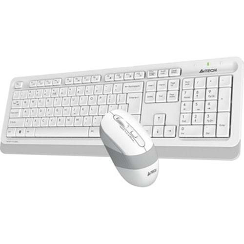 A4 TECH KABLOSUZ KLAVYE MOUSE FG1010 BEYAZ