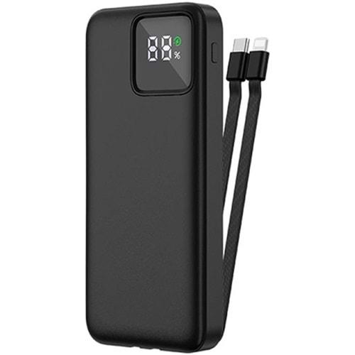 WIWU LED DISPLAY BUILT IN CABLE 10000 MAH 22.5W POWER BANK