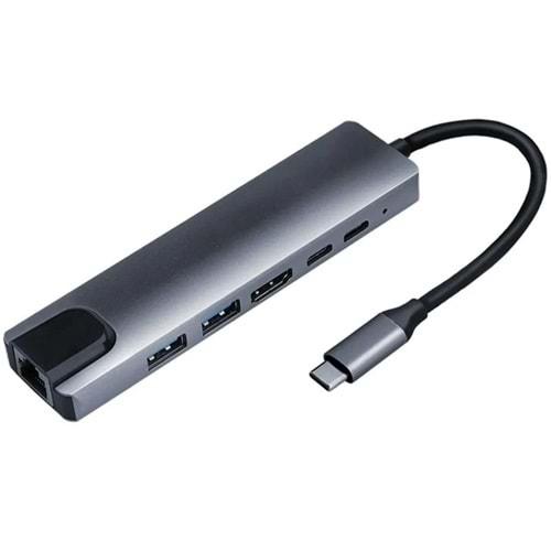 SENSEI TYPE-C 6IN1 HUB ADAPTER