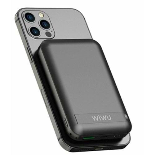 WIWU SC10000mAh MAGNETIC WIRELESS POWERBANK BLACK
