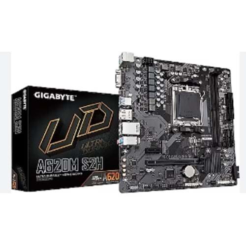 GIGABYTE A620M S2H DDR5 mATX AM5 ANAKART 6400 Mhz